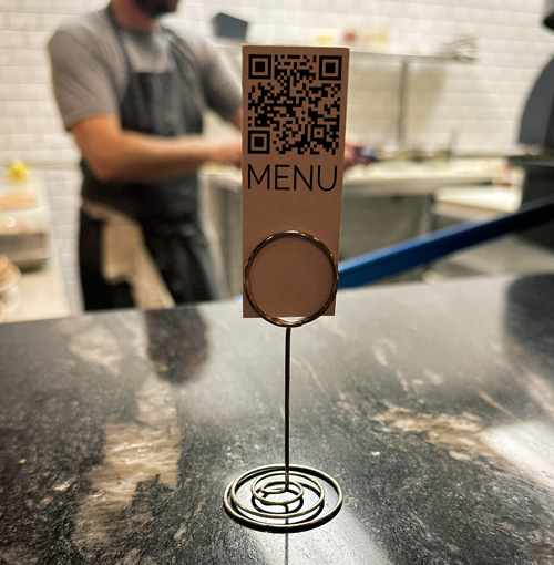 Scan this QR code to view the menu